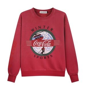 The Laundry Room Coca- Cola Crew Neck Sweatshirt - XS